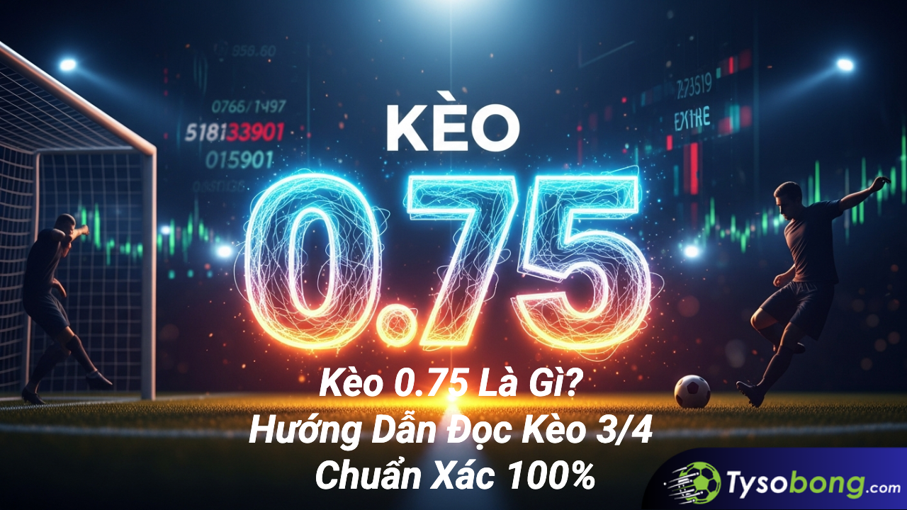 Kèo 0.75 Là Gì? Hướng Dẫn Đọc Kèo 3/4 Chuẩn Xác 100%
